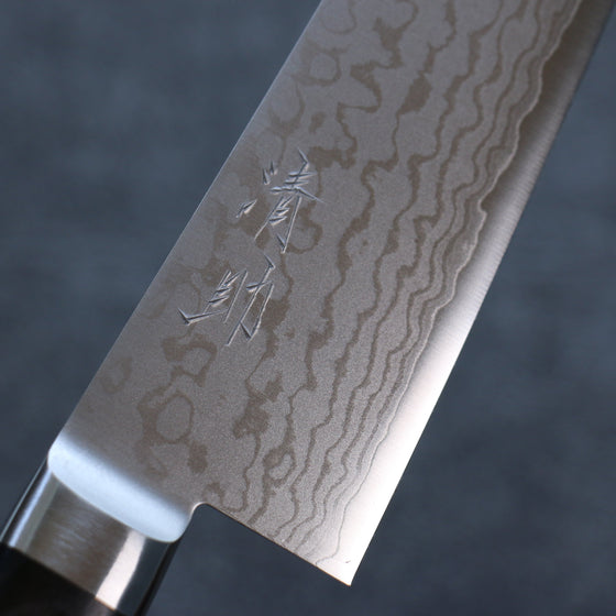 Seisuke VG10 Damascus Gyuto 210mm Black Pakka wood Handle - Seisuke Knife