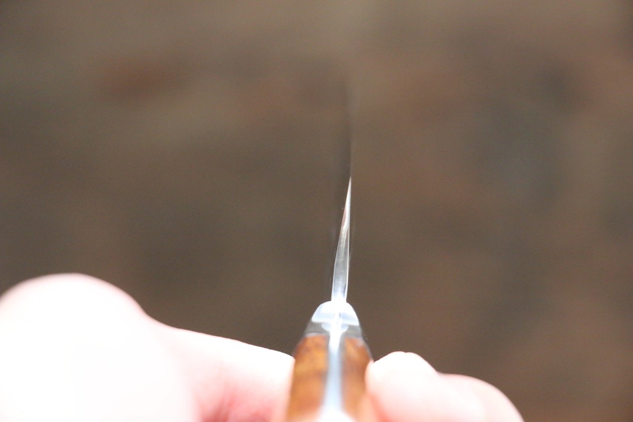 Takeshi Saji SRS13 Hammered Petty-Utility 130mm Ironwood Handle - Seisuke Knife