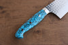 Yu Kurosaki Senko Ei SG2 Hammered Gyuto 270mm Turquoise Handle - Seisuke Knife - Slide 6