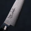 Seisuke VG10 Damascus Petty-Utility 80mm Black Pakka wood Handle - Seisuke Knife