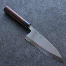  Seisuke Blue Steel Kasumitogi Deba 180mm Rosewood Handle - Seisuke Knife