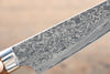 Takeshi Saji SG2 Black Damascus Petty-Utility  150mm Ironwood Handle - Seisuke Knife - Slide 4