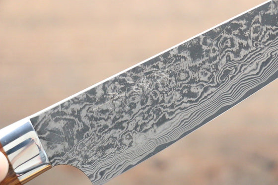 Takeshi Saji SG2 Black Damascus Petty-Utility  150mm Ironwood Handle - Seisuke Knife