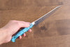 Yu Kurosaki Senko Ei SG2 Hammered Petty-Utility 150mm Turquoise Handle - Seisuke Knife - Slide 8