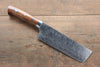 Takeshi Saji SG2 Diamond Finish Nakiri 170mm Ironwood Handle - Seisuke Knife - Slide 1