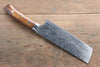 Takeshi Saji SG2 Diamond Finish Nakiri 170mm Ironwood Handle - Seisuke Knife - Slide 2