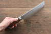 Takeshi Saji SG2 Diamond Finish Nakiri 170mm Ironwood Handle - Seisuke Knife - Slide 8