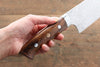 Takeshi Saji SG2 Diamond Finish Nakiri 170mm Ironwood Handle - Seisuke Knife - Slide 9