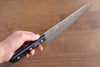 Seisuke Budou Silver Steel No.3 Nashiji Gyuto 210mm Purple Pakka wood Handle - Seisuke Knife - Slide 7