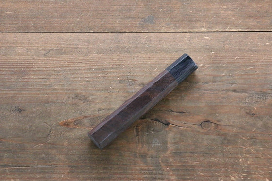 Octagonal Shitan Rosewood Knife Handle (Sujihiki 240mm) - Seisuke Knife