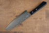 Nao Yamamoto VG10 Damascus Santoku 170mm Black Pakka wood Handle - Seisuke Knife