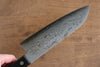 Nao Yamamoto VG10 Damascus Santoku 170mm Black Pakka wood Handle - Seisuke Knife