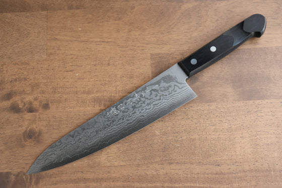 Nao Yamamoto VG10 Damascus Gyuto 210mm Black Pakka wood Handle - Seisuke Knife