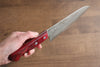 Nao Yamamoto VG10 Damascus Gyuto 180mm Red Pakka wood Handle - Seisuke Knife