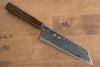 Seisuke Nami AUS10 Mirrored Finish Damascus Bunka  180mm Oak Handle - Seisuke Knife