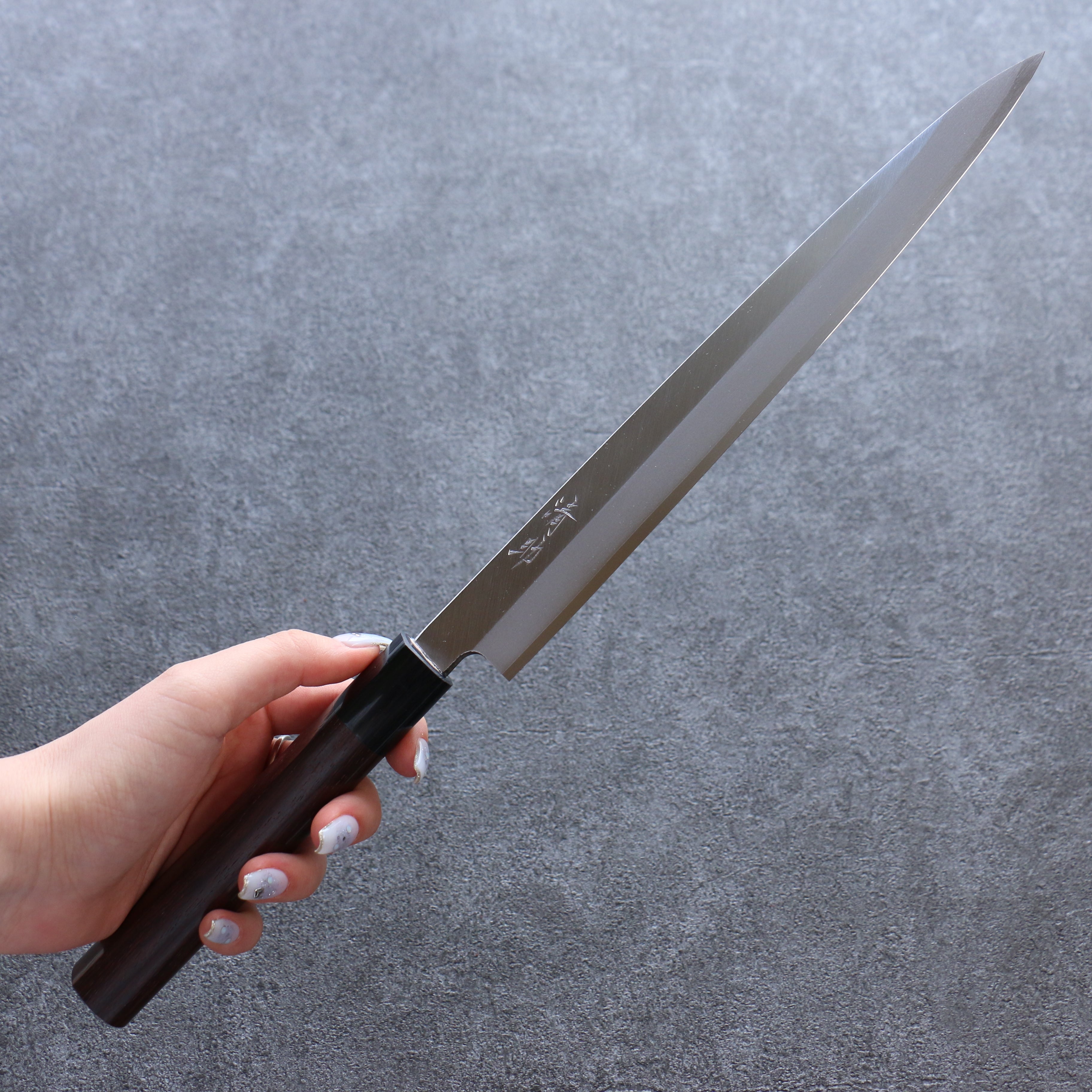 Seisuke VG1 Kasumitogi Yanagiba 240mm Rosewood Handle - Seisuke Knife
