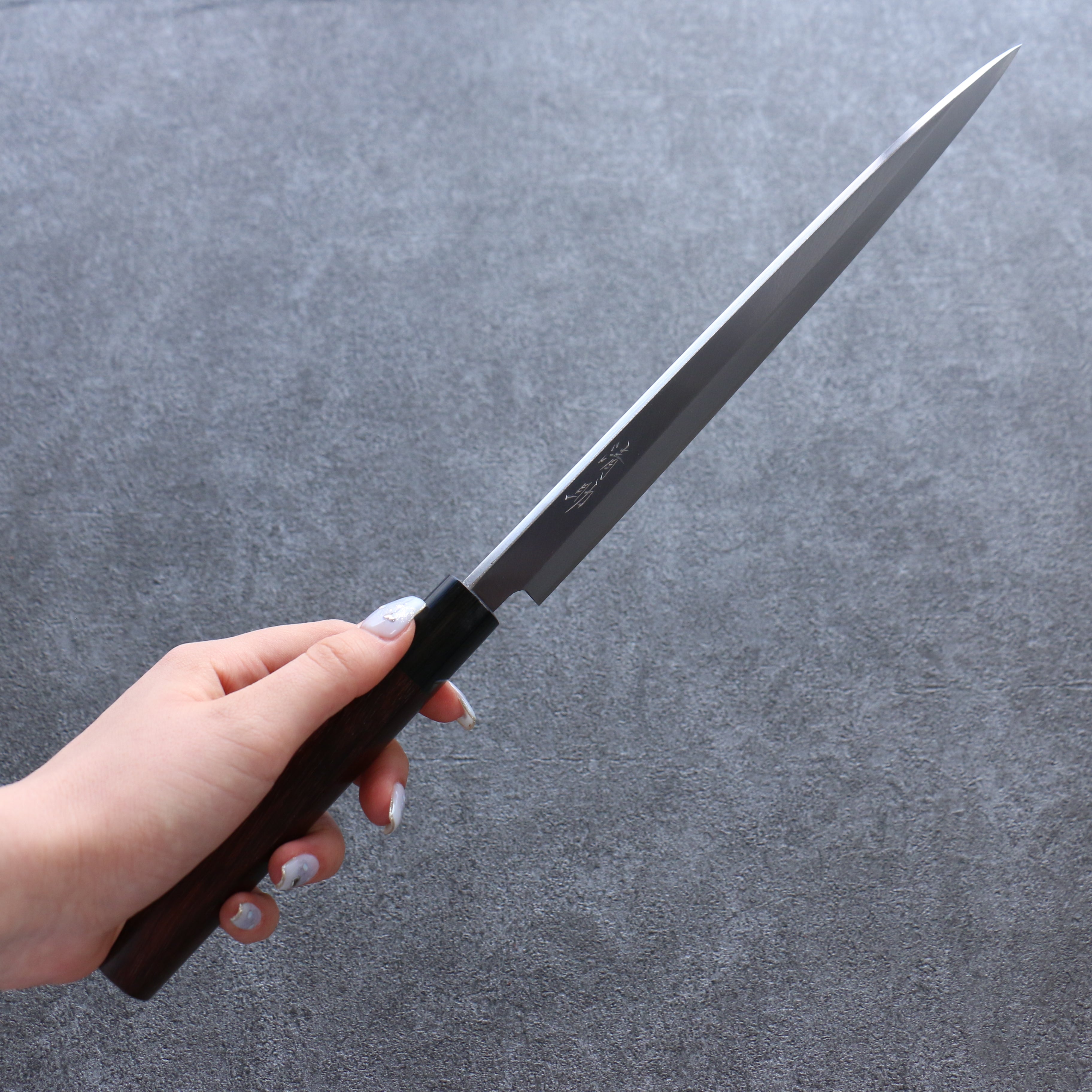 Seisuke VG1 Kasumitogi Yanagiba 240mm Rosewood Handle - Seisuke Knife