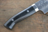 Takeshi Saji SRS13 Hammered Gyuto 240mm Black Micarta Handle - Seisuke Knife - Slide 4