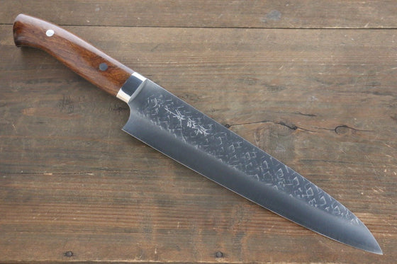 Takeshi Saji SRS13 Hammered Gyuto 240mm Ironwood Handle - Seisuke Knife