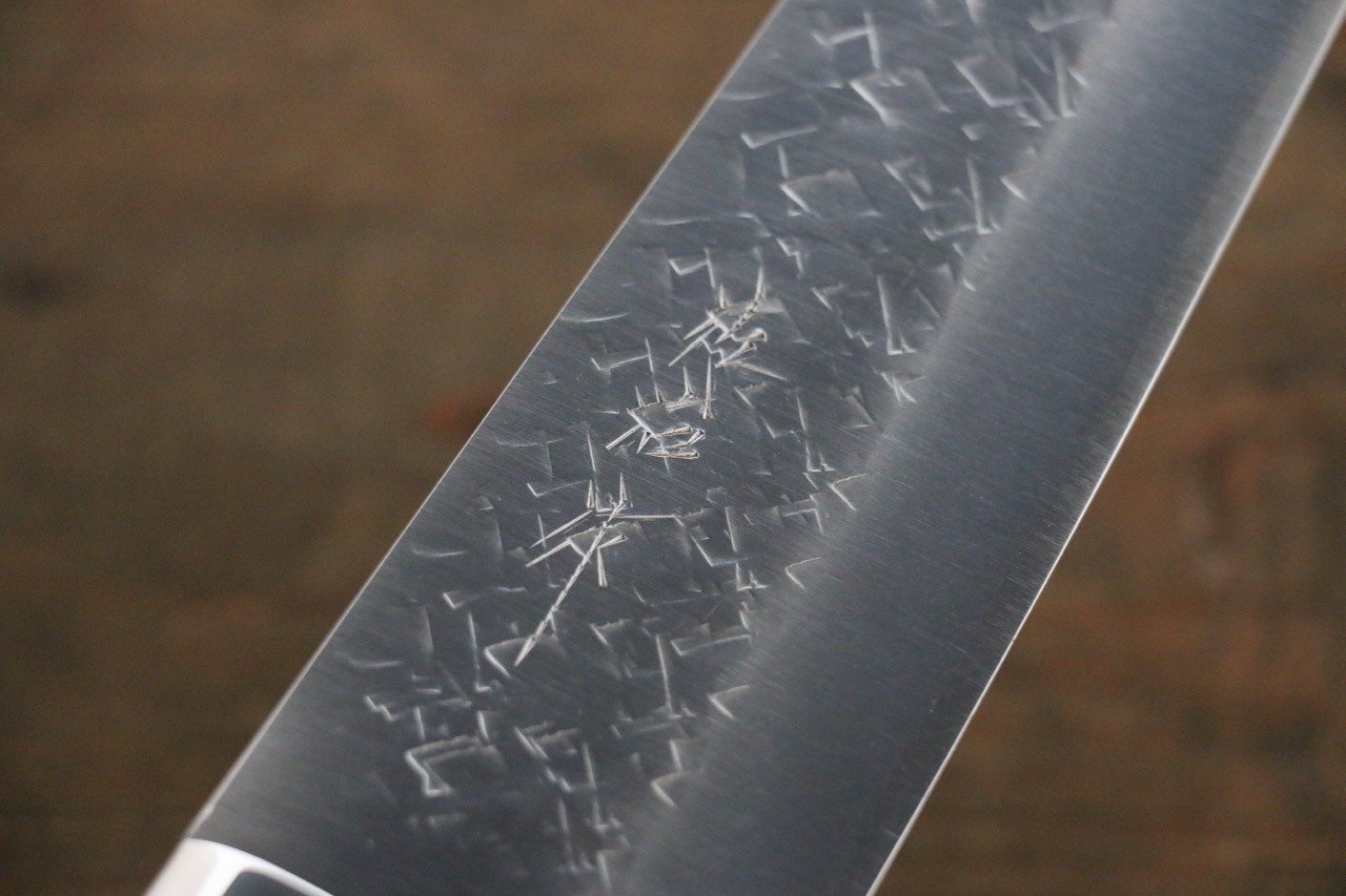 Takeshi Saji SRS13 Hammered Gyuto 240mm Ironwood Handle - Seisuke Knife