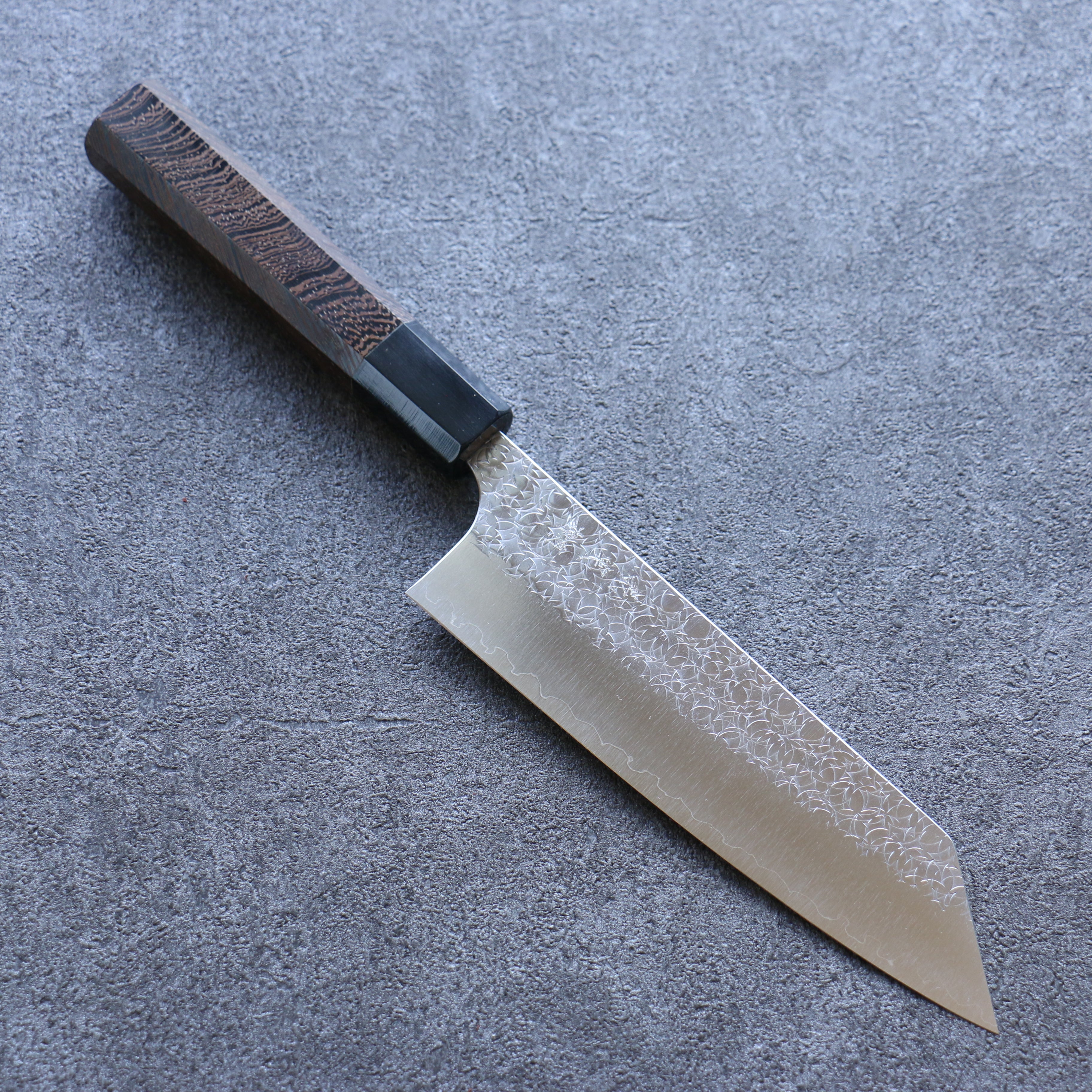 Yoshimi Kato Minamo SG2 Hammered Bunka 170mm Wenge Handle - Seisuke Knife
