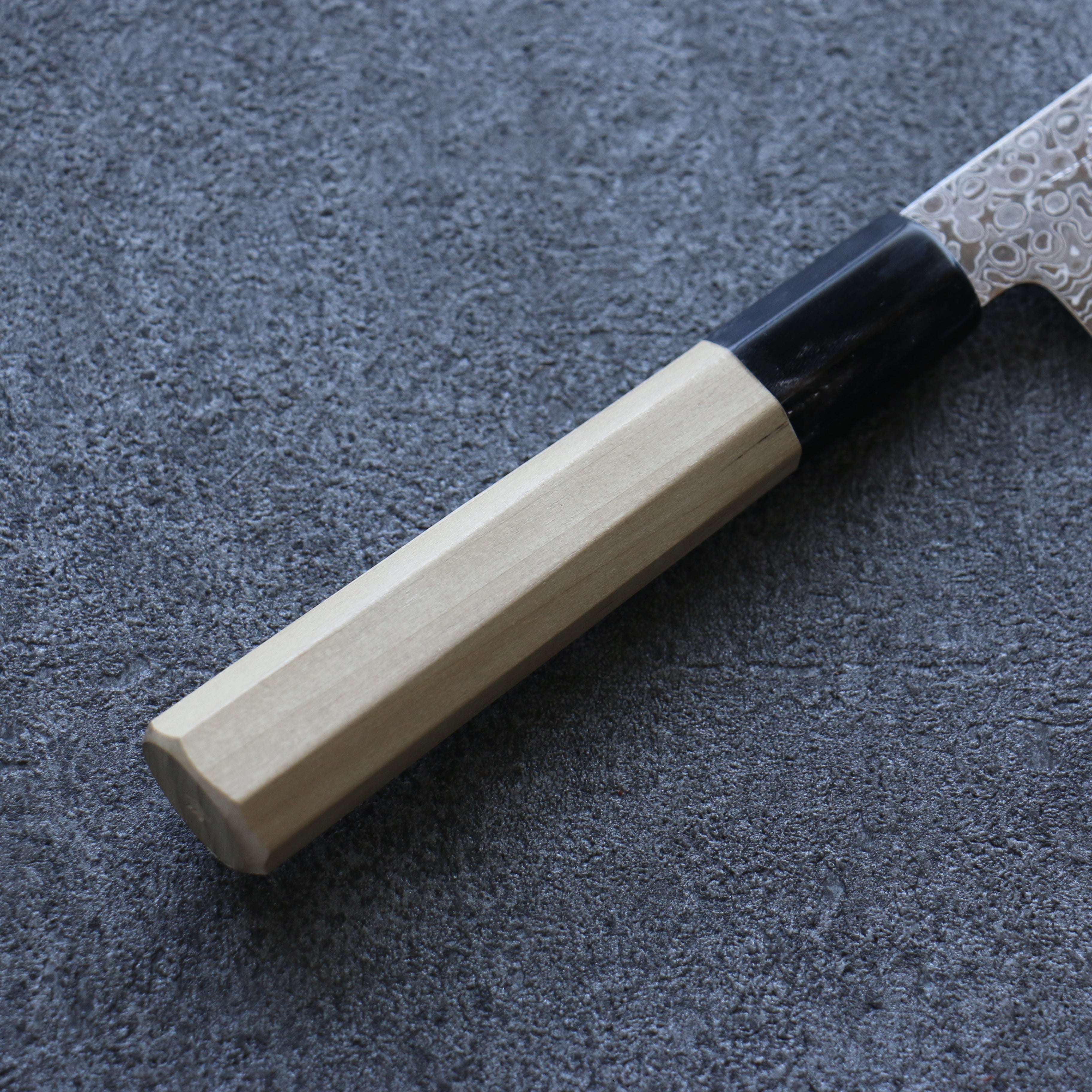 Misuzu AUS10 Damascus Migaki Petty-Utility 150mm Magnolia Handle - Seisuke Knife