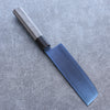 Seisuke SK-85鋼 Ion plating Nakiri 160mm Gray Pakka wood Handle - Seisuke Knife