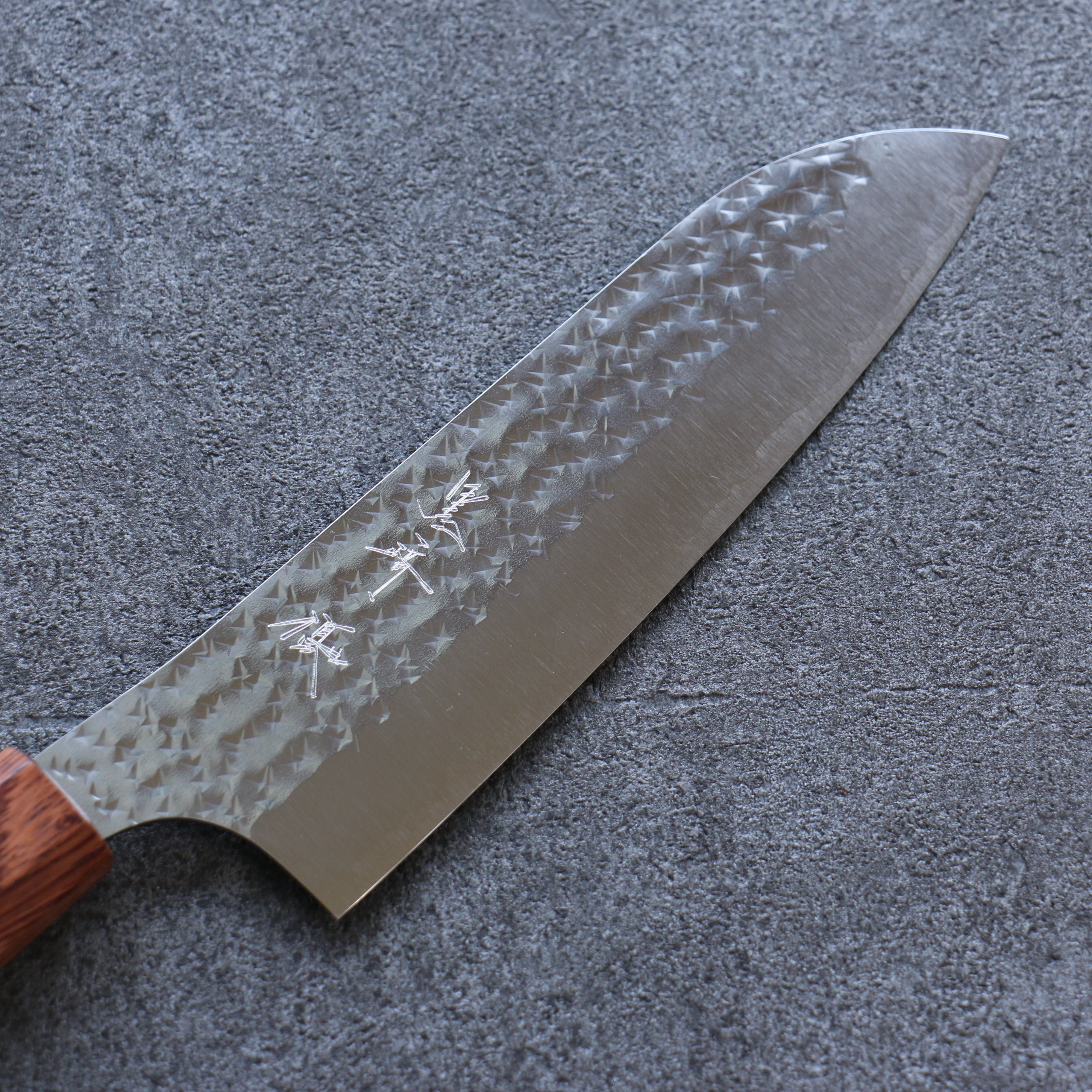 Yu Kurosaki Senko Ei SG2 Hammered Santoku 165mm Honduras Handle - Seisuke Knife