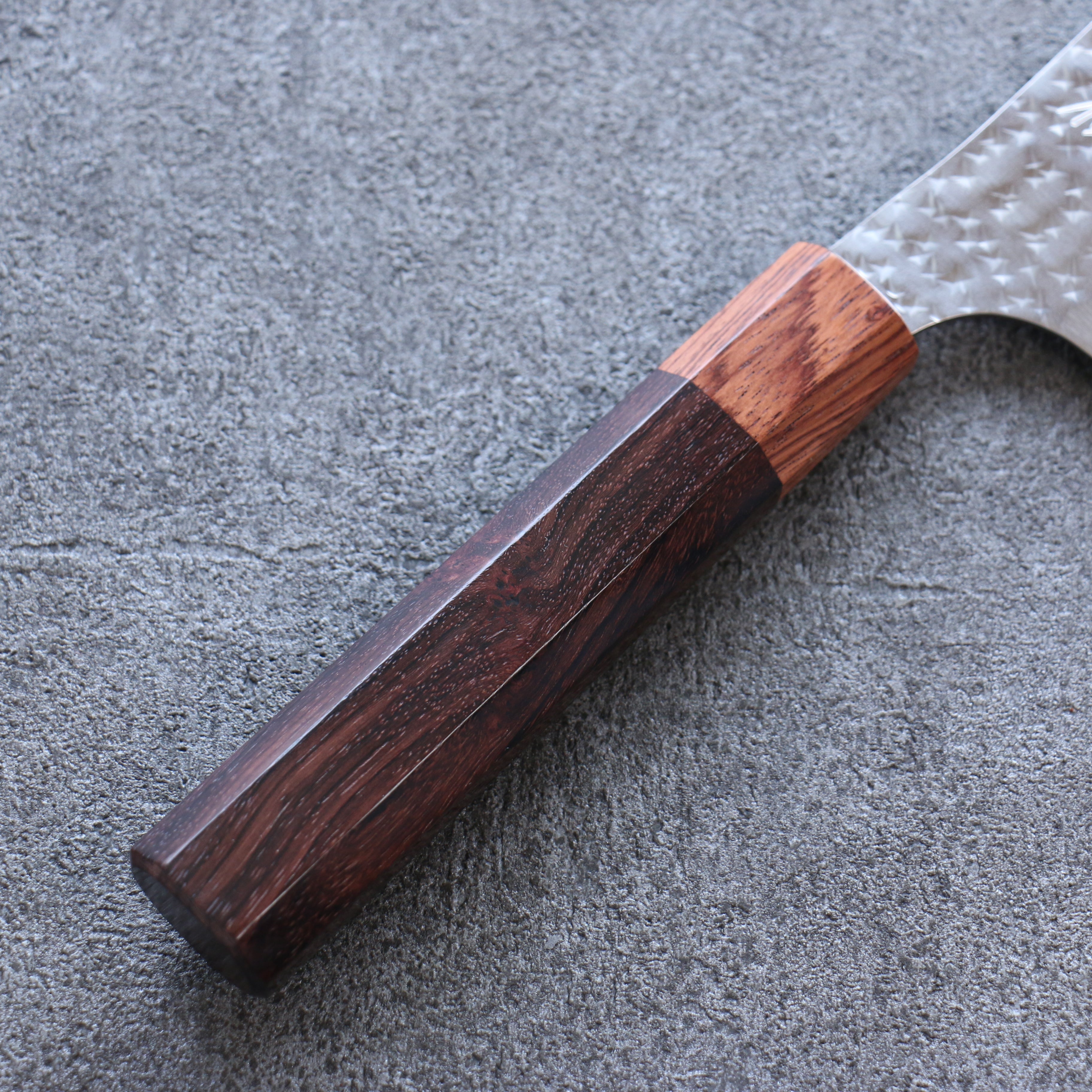Yu Kurosaki Senko Ei SG2 Hammered Santoku 165mm Honduras Handle - Seisuke Knife