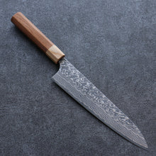  Yoshimi Kato SG2 Damascus Gyuto 210mm Honduras Handle - Seisuke Knife