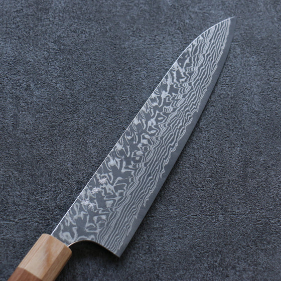 Yoshimi Kato SG2 Damascus Gyuto 210mm Honduras Handle - Seisuke Knife