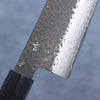 Shizu Gen VG10 Hammered Black Finished Gyuto 240mm Brown Pakka wood Handle - Seisuke Knife