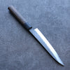 Shizu Gen VG10 Hammered Black Finished Gyuto 180mm Brown Pakka wood Handle - Seisuke Knife