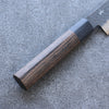 Shizu Gen VG10 Hammered Black Finished Gyuto 180mm Brown Pakka wood Handle - Seisuke Knife