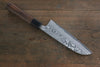 Takeshi Saji VG10 Black Damascus Santoku 165mm Shitan Handle - Seisuke Knife - Slide 2