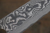 Takeshi Saji VG10 Black Damascus Santoku 165mm Shitan Handle - Seisuke Knife - Slide 7