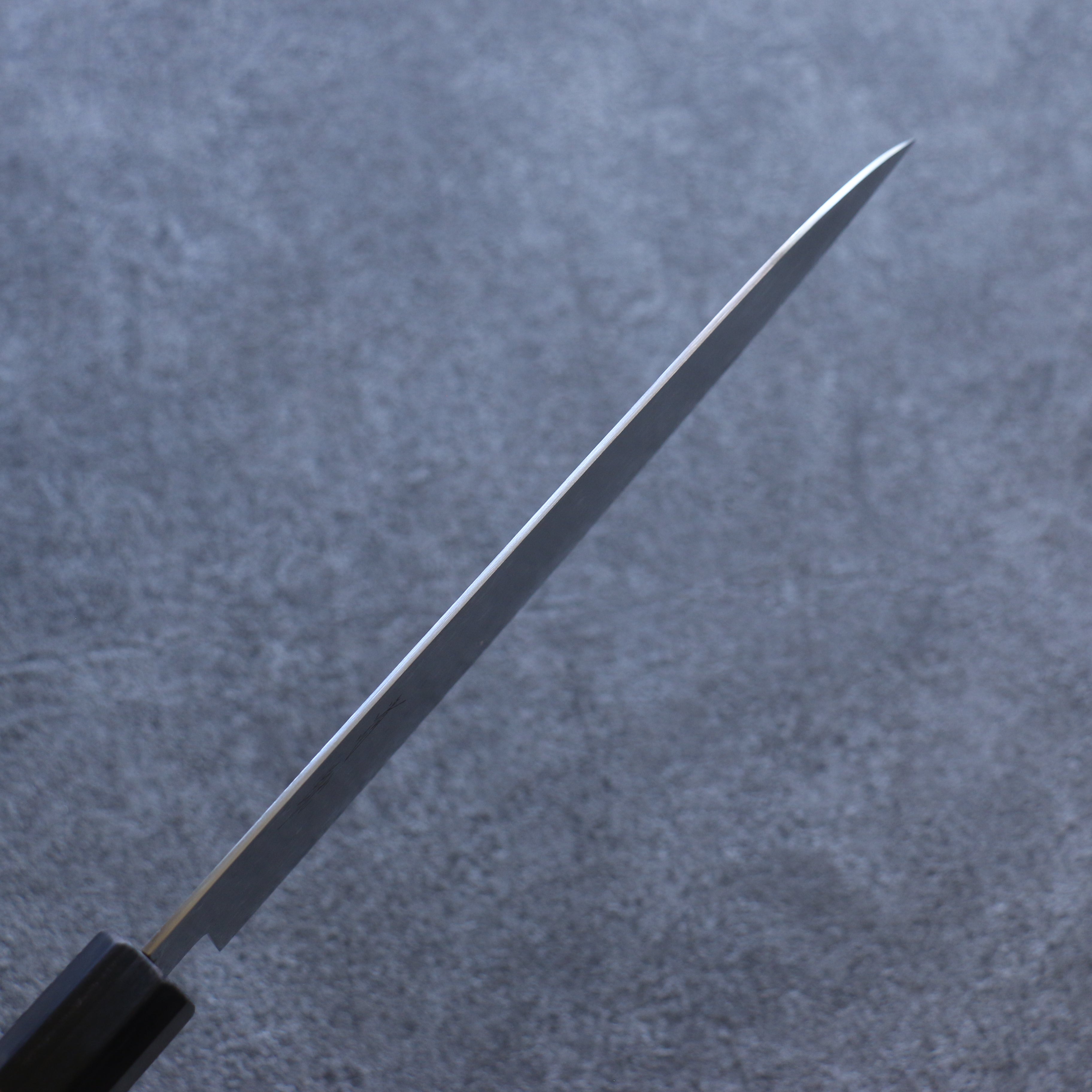 Seisuke AUS10 Mirror Crossed Santoku 180mm Brown Pakkawood Handle - Seisuke Knife
