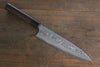 Takeshi Saji VG10 Black Damascus Gyuto 210mm Shitan Handle - Seisuke Knife - Slide 1