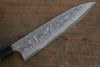 Takeshi Saji VG10 Black Damascus Gyuto 210mm Shitan Handle - Seisuke Knife - Slide 3