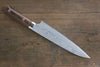 Takeshi Saji Blue Super Damascus Gyuto 210mm Ironwood Handle - Seisuke Knife - Slide 2