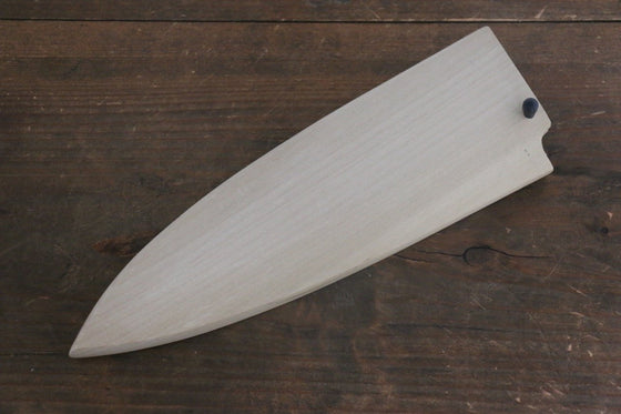 [Left Handed] Magnolia Saya Sheath for Deba Knife with Plywood Pin - Seisuke Knife