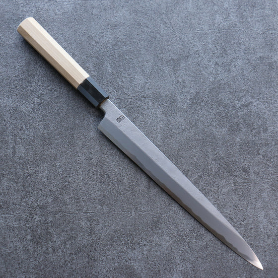 Kikuzuki White Steel No.2 Nashiji Yanagiba 300mm Magnolia Handle - Seisuke Knife