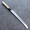 Kikuzuki White Steel No.2 Nashiji Sakimaru Takohiki 270mm Magnolia Handle - Seisuke Knife