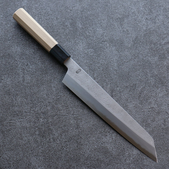 Kikuzuki White Steel No.2 Nashiji Kiritsuke Gyuto 240mm Magnolia Handle - Seisuke Knife