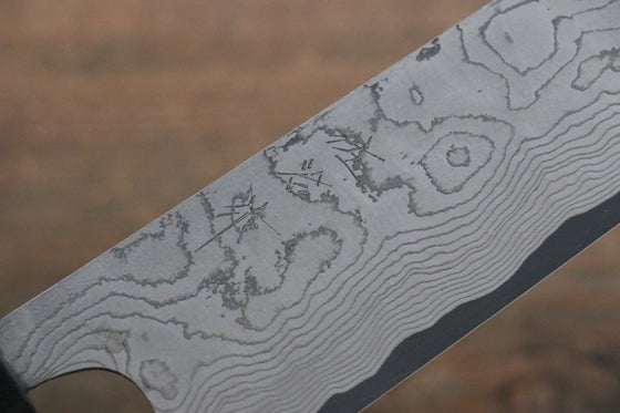 Takeshi Saji VG10 Damascus Gyuto 240mm Cashew paint (Black) Handle - Seisuke Knife