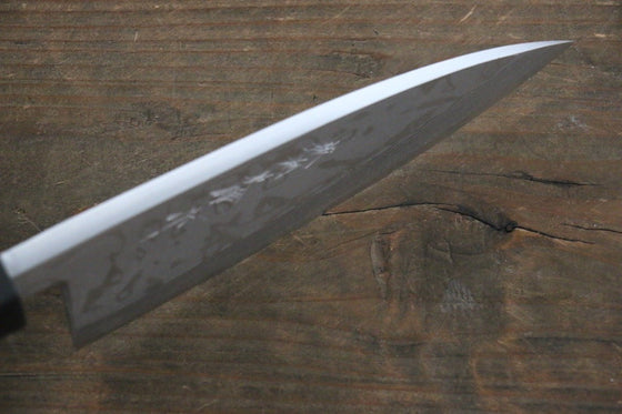 Hideo Kitaoka White Steel No.2 Damascus Deba Japanese Chef Knife 150mm - Seisuke Knife