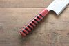 Takeshi Saji VG10 Damascus Gyuto 240mm Cashew paint (Red) Handle - Seisuke Knife - Slide 6