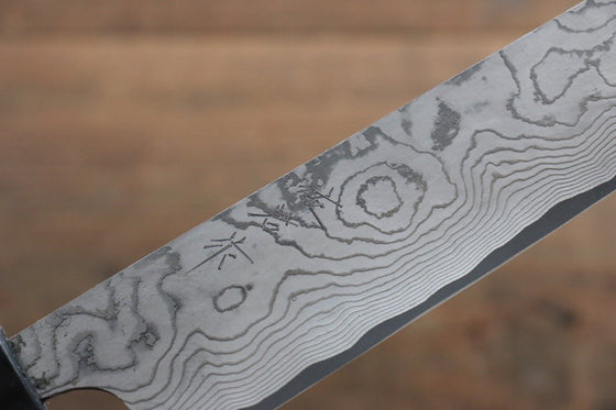 Takeshi Saji VG10 Damascus Sujihiki 270mm Cashew paint (Black) Handle - Seisuke Knife