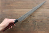 Takeshi Saji VG10 Damascus Sujihiki 270mm Cashew paint (Black) Handle - Seisuke Knife - Slide 7