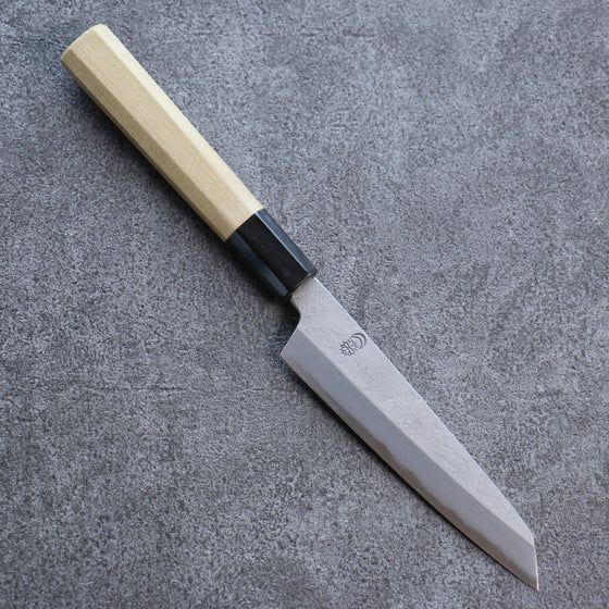 Kikuzuki White Steel No.2 Nashiji Kiritsuke Petty-Utility 135mm Magnolia Handle - Seisuke Knife